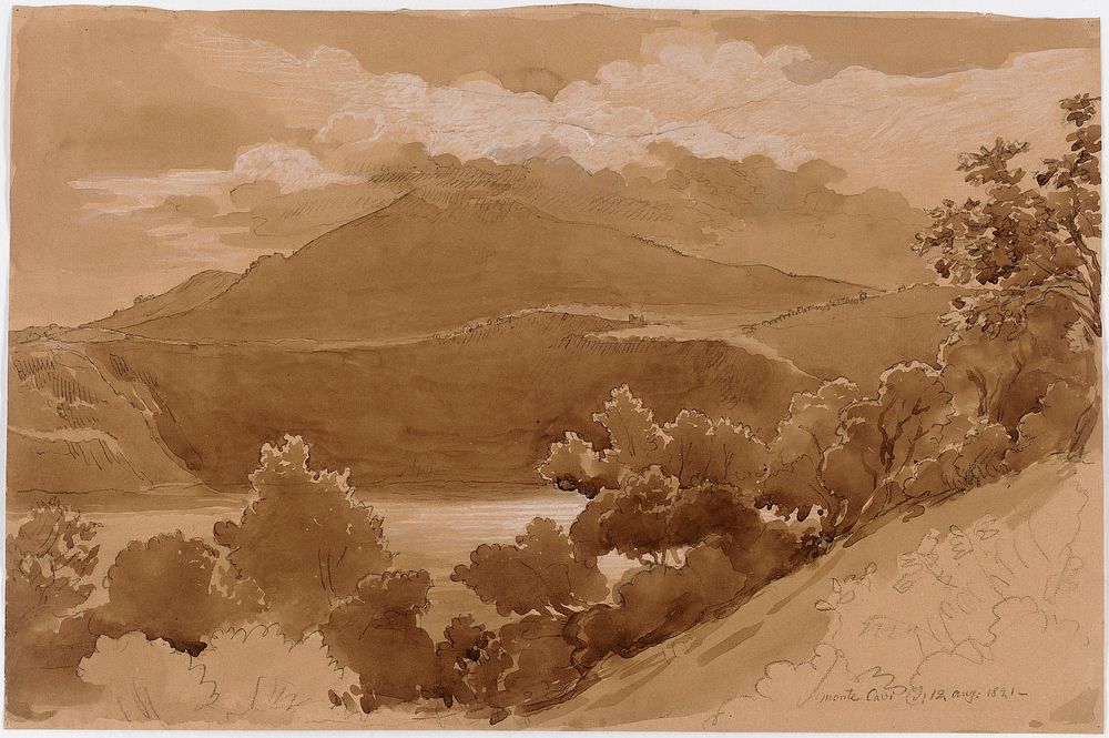 Näkymä monte cavista, 1821