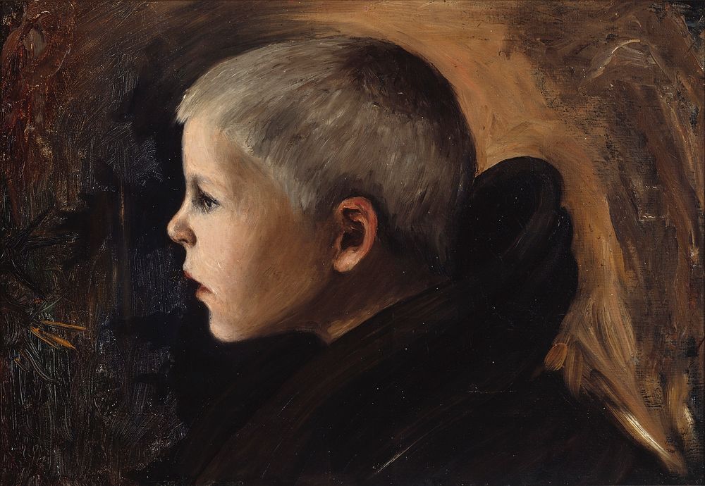 Boy from säkkijärvi, 1897 by Hugo Simberg