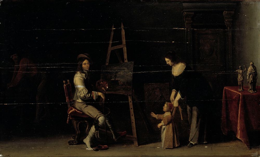 Artist at his studio, 1606 - 1652
