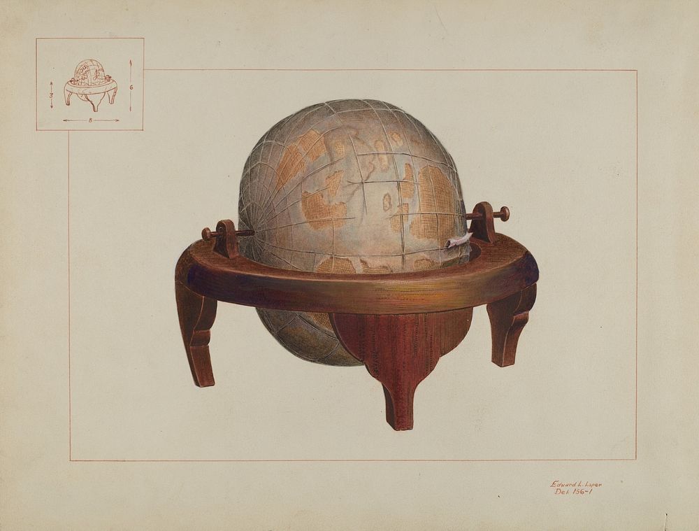Globe (ca. 1937) by Edward L. Loper.  