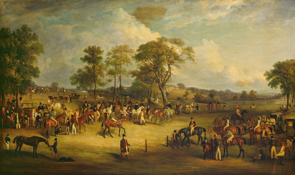 Heaton Park Races (1829) by John Ferneley.  