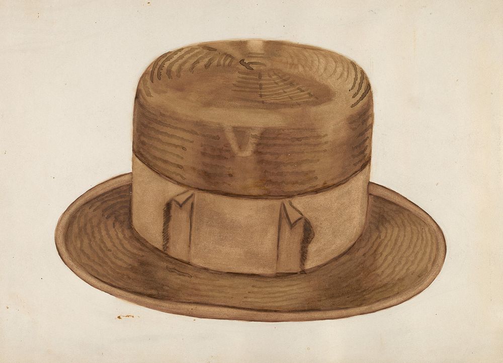 High Straw Hat (ca.1936) by Ernest A. Tower, Jr.  