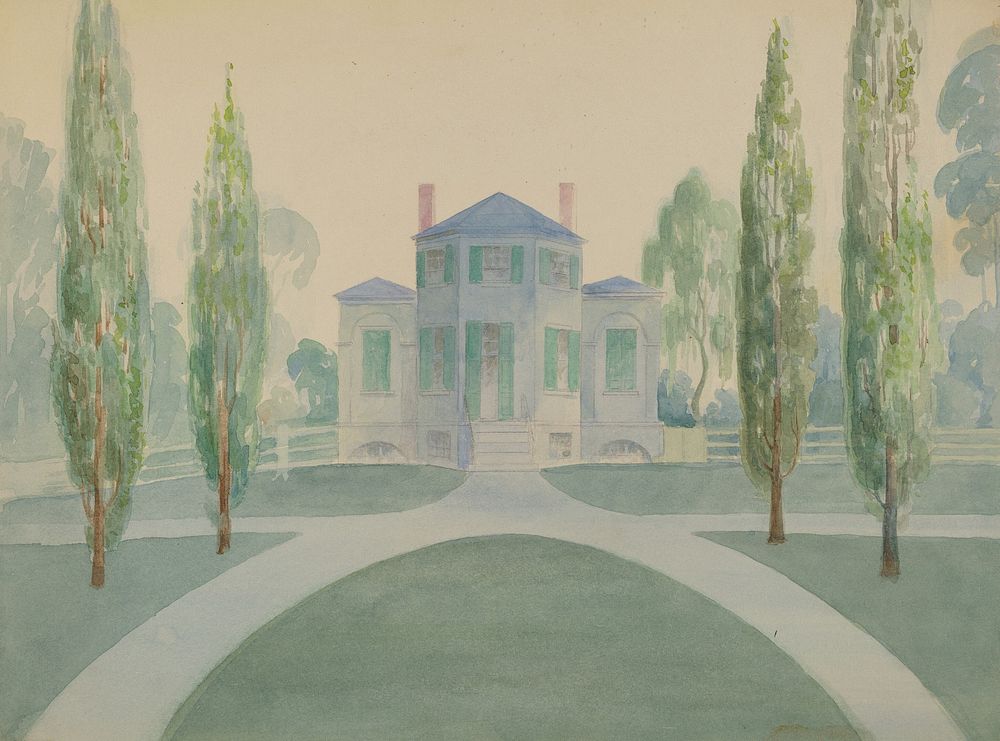 House of Benjamine C. Moore (c. 1936) by Gladys Cook.  