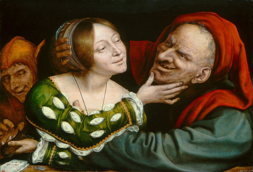 Ill&ndash;Matched Lovers (ca. 1520&ndash;1525) by Quentin Massys.  