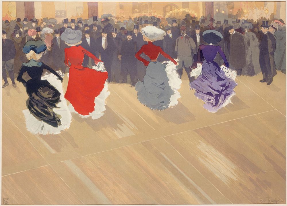 Abel Truchet (1857-1918). "Quadrille". Gravure. Paris, musée Carnavalet.