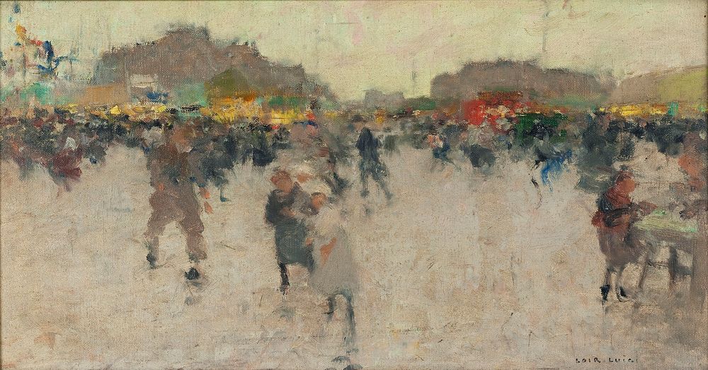 Luigi Loir (1841-1916). "Fête de la place du Trône à Paris". Huile sur toile, vers 1890. Musée des Beaux-Arts de la Ville de…