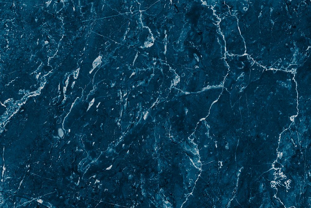 Blue abstract marble textured background
