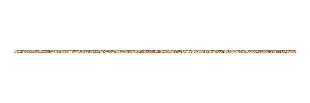 Gold line divider,  glittery design 
