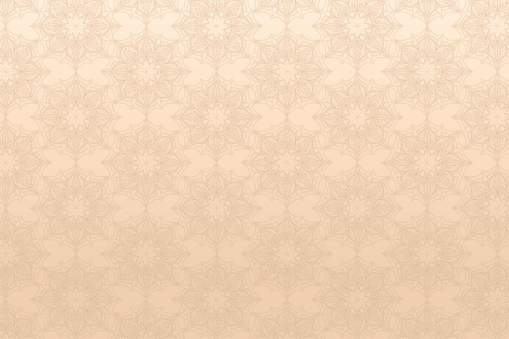 Beige mandala patterned background, traditional design