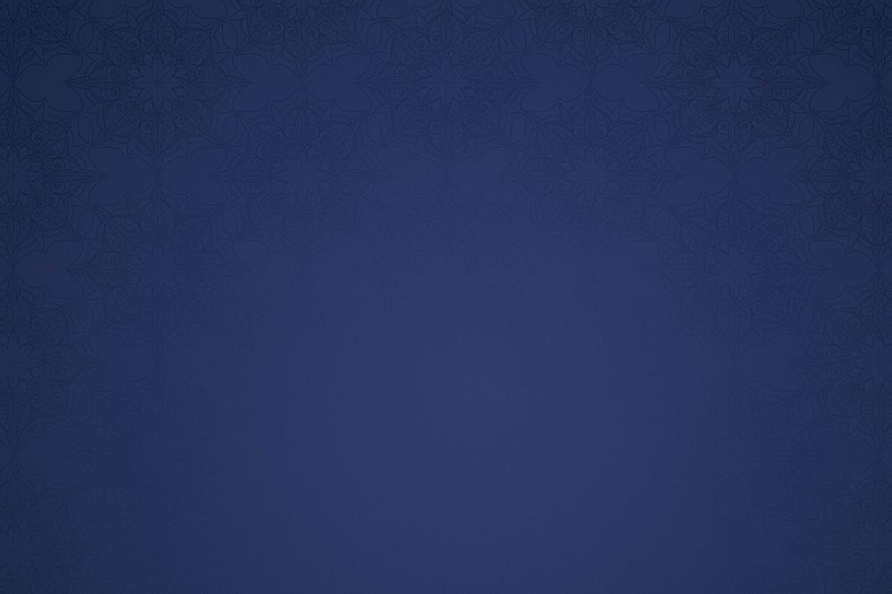 Dark blue background, minimal design