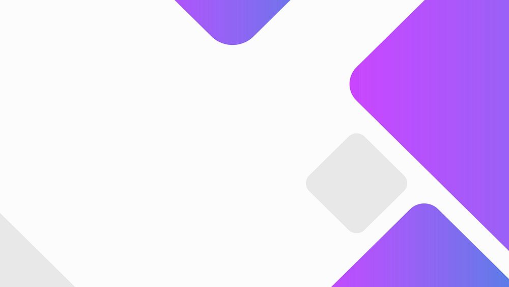 Purple gradient, white desktop wallpaper