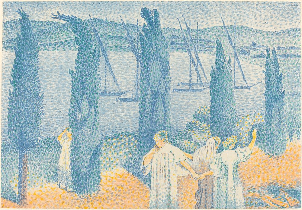 La Promenade (1897) by Henri Edmond Cross. 