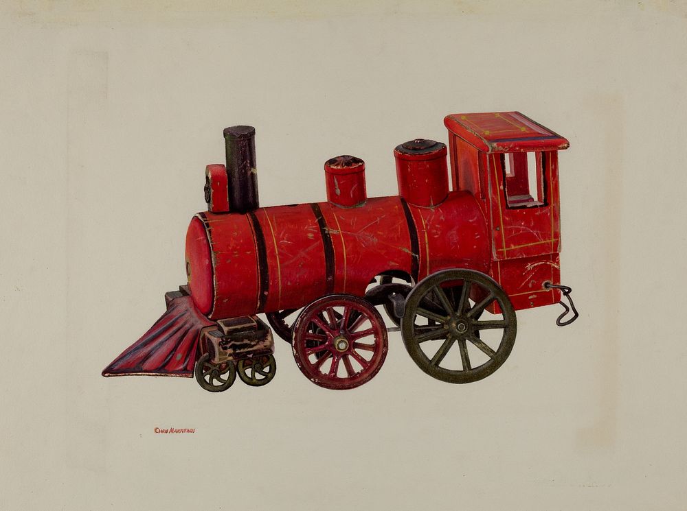 Toy Locomotive (1935–1942) by Chris Makrenos.  