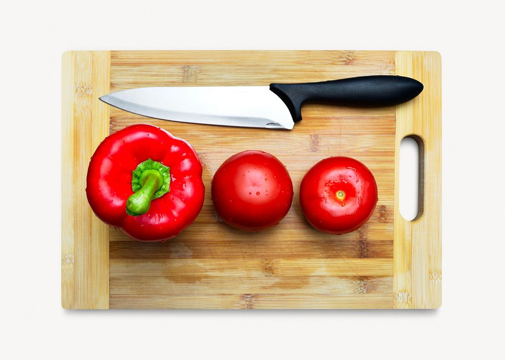Cutting board  isolated on off white design 