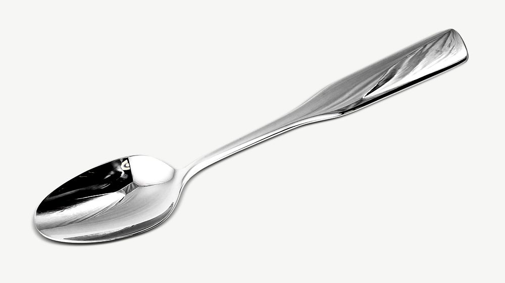 Spoon utensil collage element psd