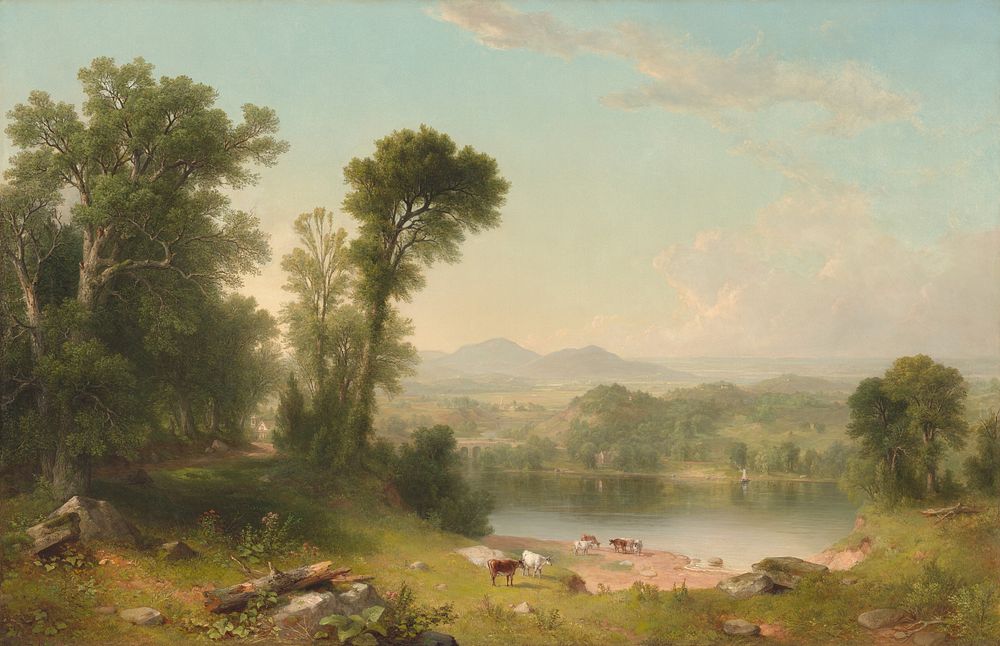 Pastoral Landscape (1861) by Asher Brown Durand.  