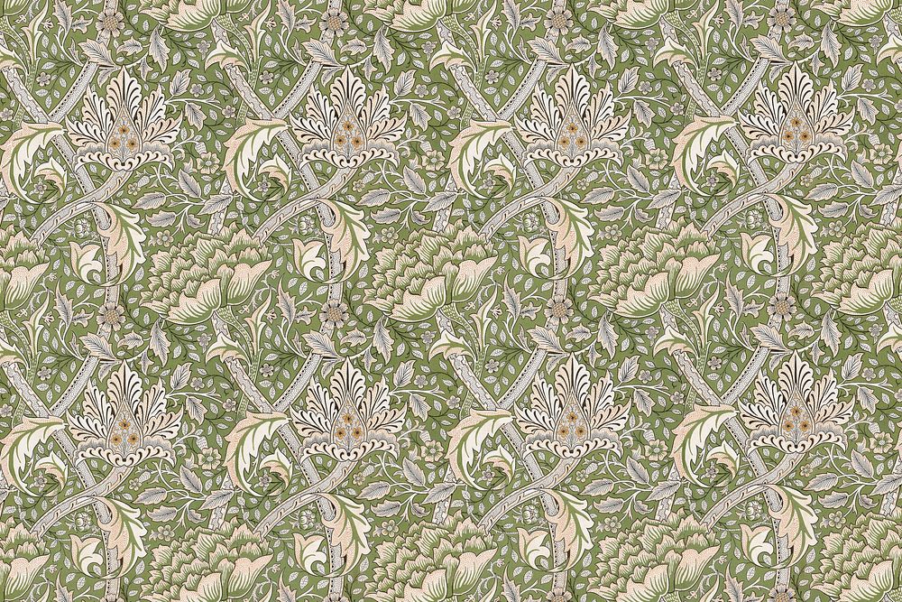 William Morris's Windrush background, vintage pattern.  Remastered by rawpixel