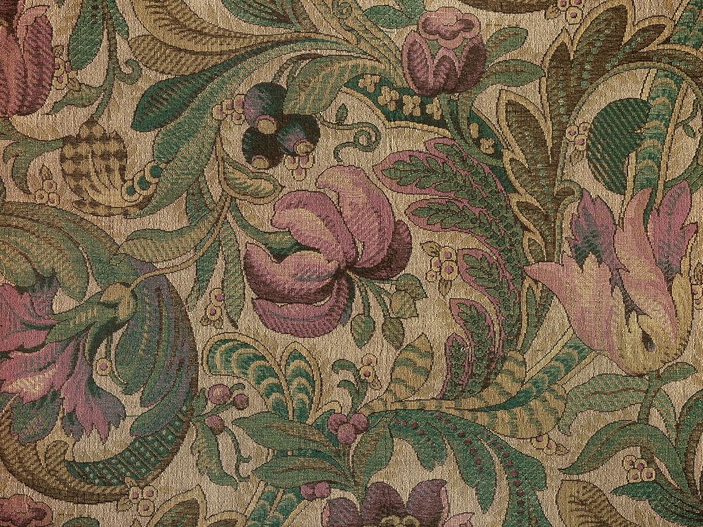 Vintage floral pattern (1918) in high resolution. Public domain image from the Smithsonian. Digitally enhanced by rawpixel.