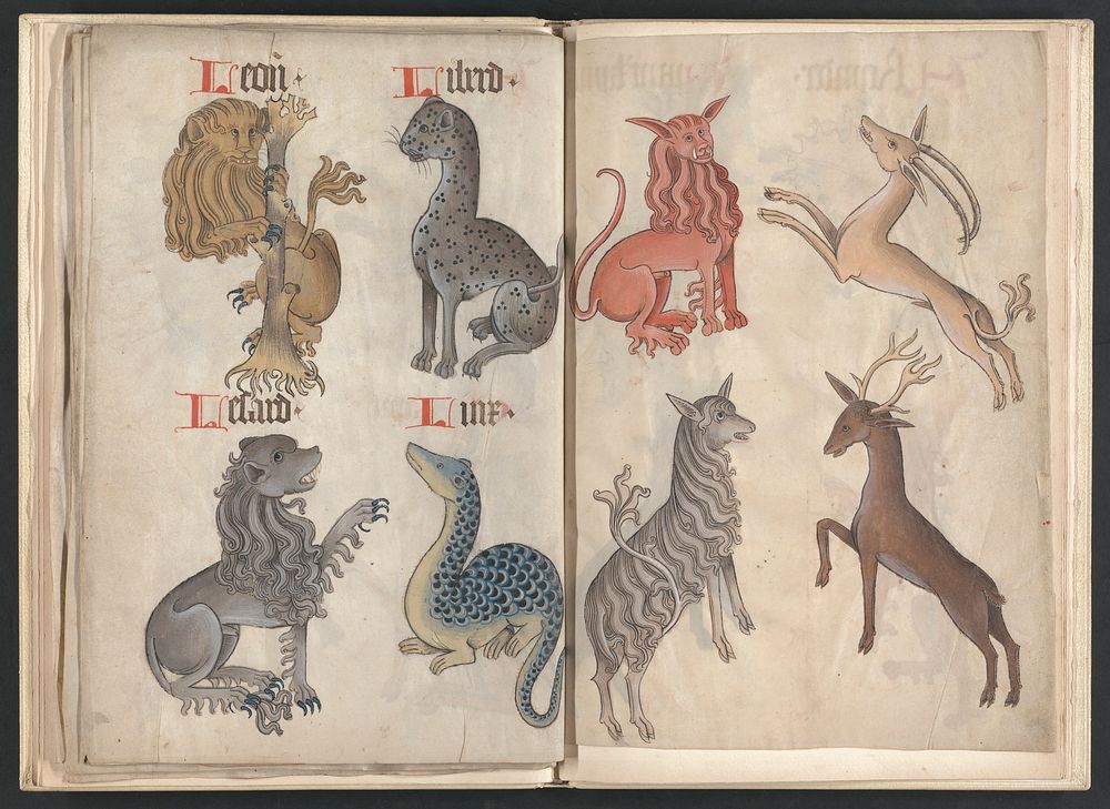 Helmingham herbal and bestiary (1500) print in high resolution   