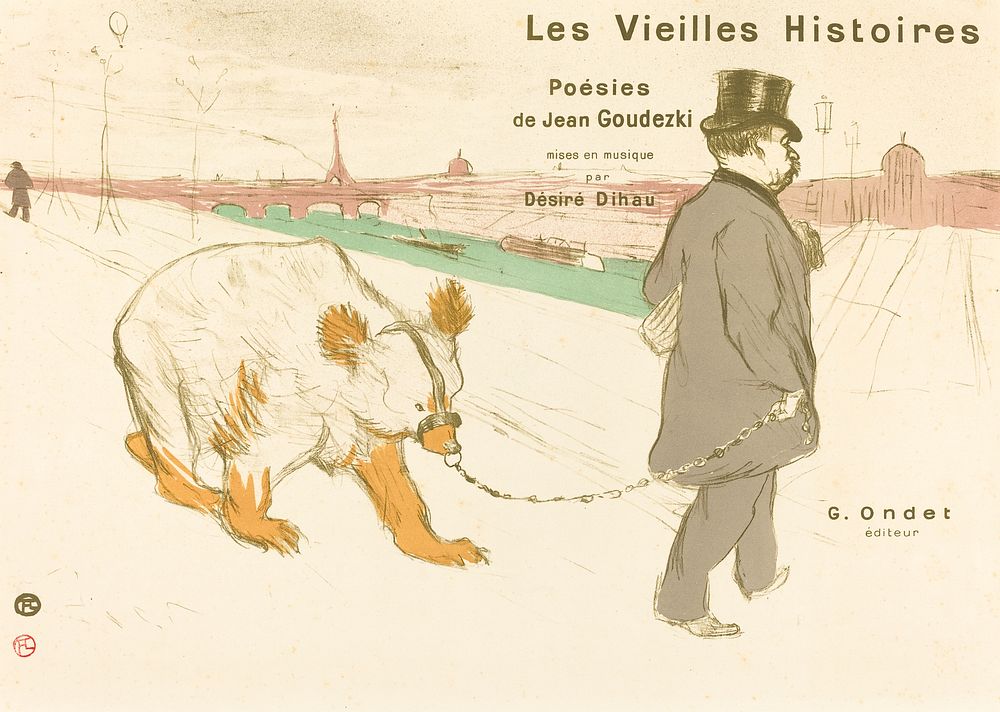 Les Vielles Histoires (1893) print in high resolution by Henri de Toulouse–Lautrec.  