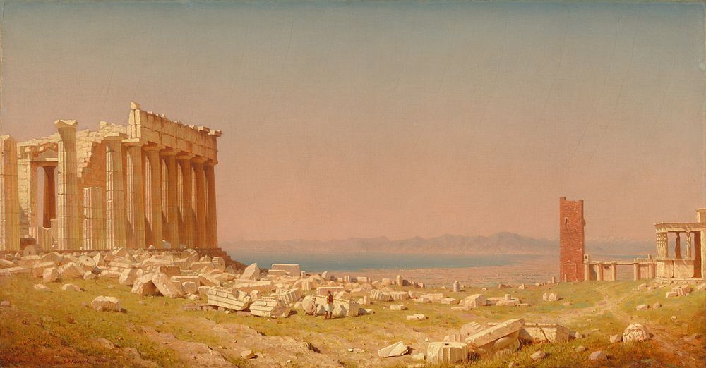 Ruins of the Parthenon (1880) by Sanford Robinson Gifford.  