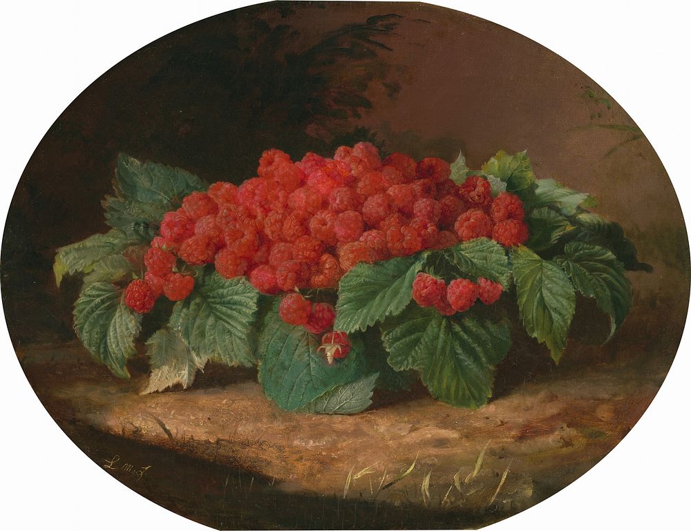 Raspberries (ca. 1859) by Lilly Martin Spencer.  