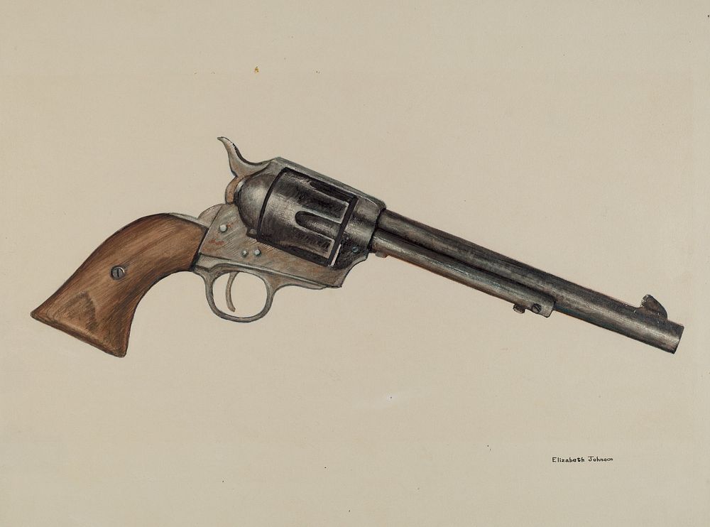 Revolver (ca.1942) by Elizabeth Johnson.  