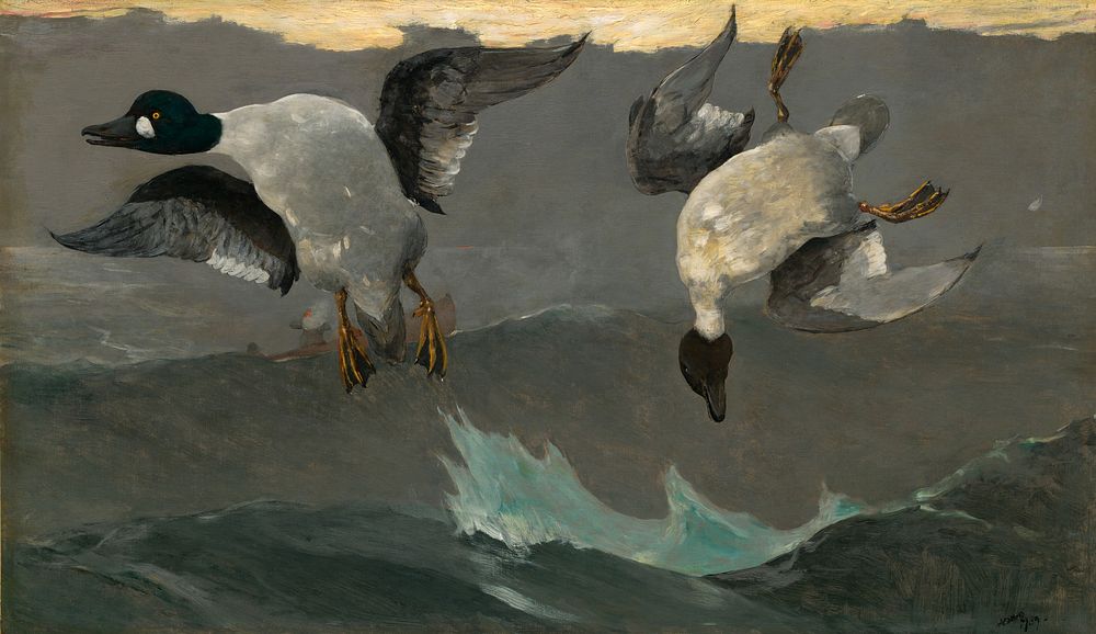 Right and Left (1909) by Winslow Homer.  