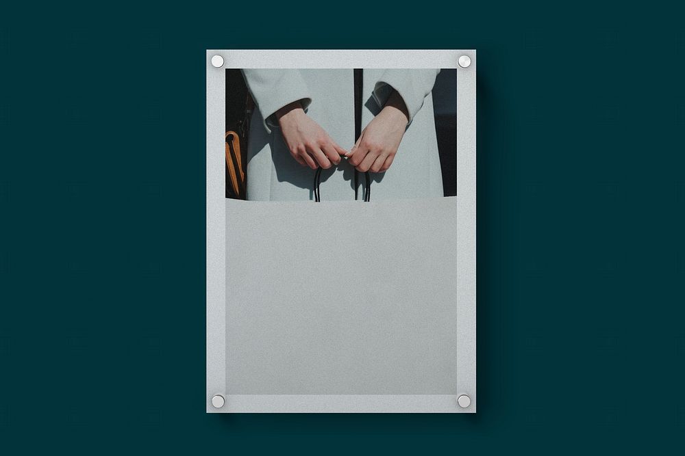 Couple holding hands sign poster on a wall