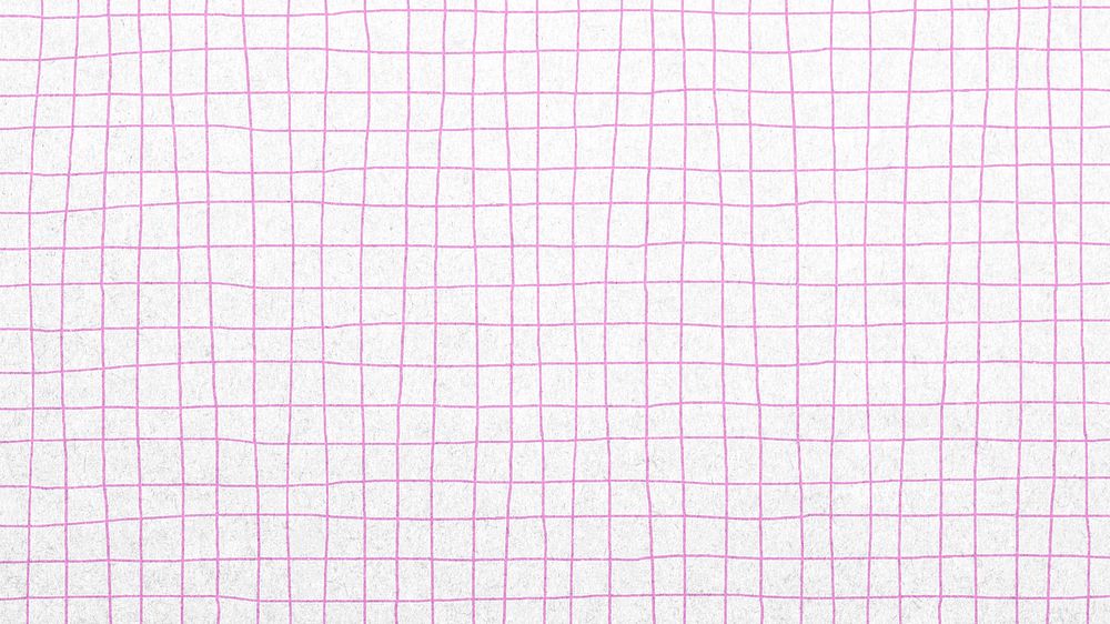 Pink grid pattern HD wallpaper, cute line art design