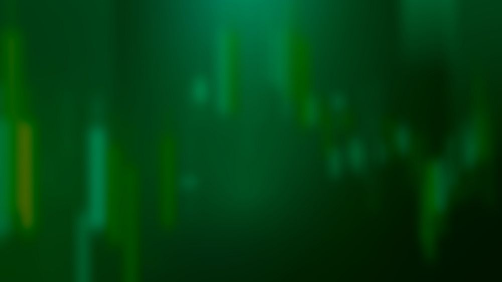 Neon green computer wallpaper, gradient background