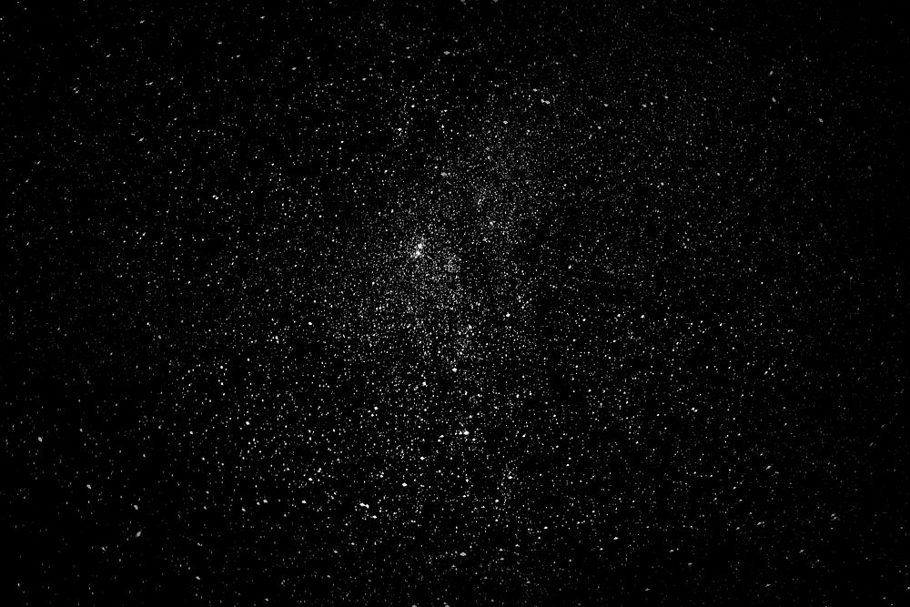Black galaxy stars background