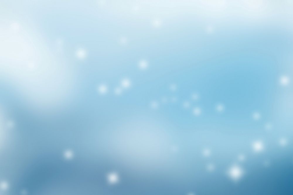 Blue Winter snow background, gradient design