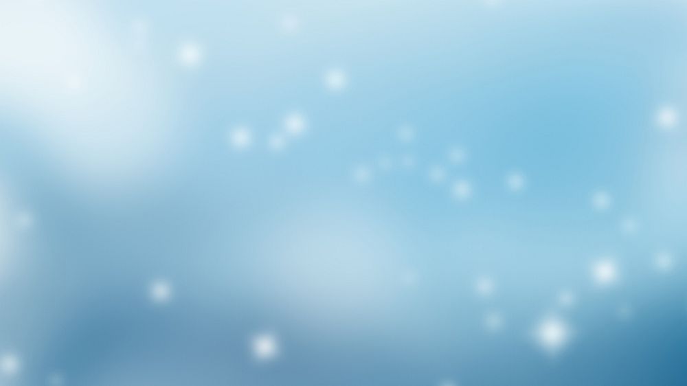Blue Winter snow computer wallpaper, gradient background