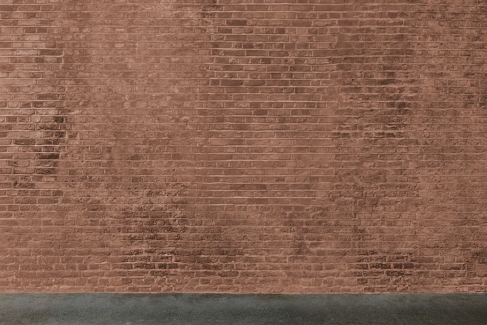 Blank brick wall background, outdoors design