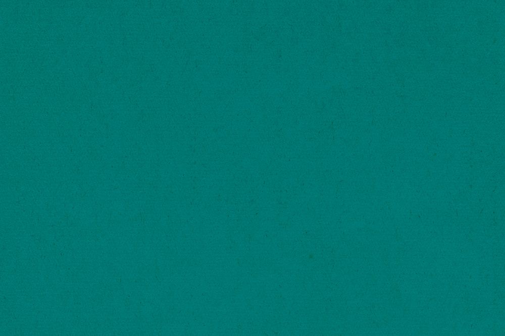 Teal green textured background, simple design