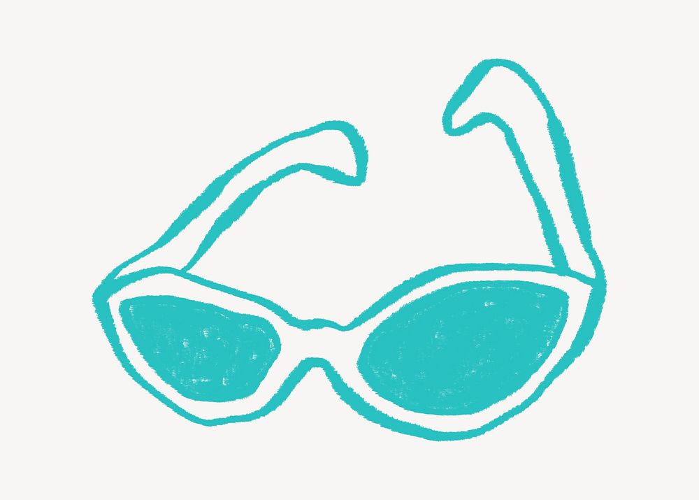 Women's sunglasses, cute fashion doodle