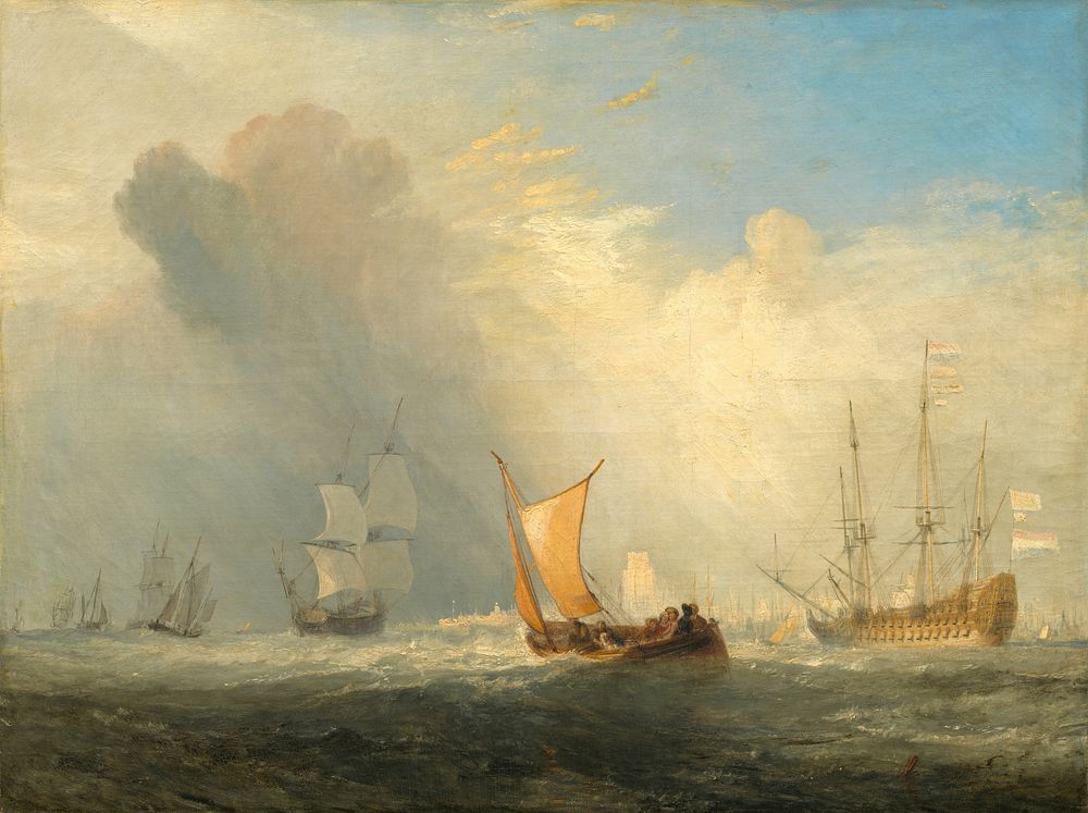 Rotterdam Ferry-Boat (1833) by Joseph Mallord William Turner.