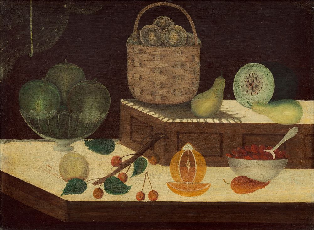 Still Life of Fruit (ca. 1865&ndash;1880) by American 19th Century.  