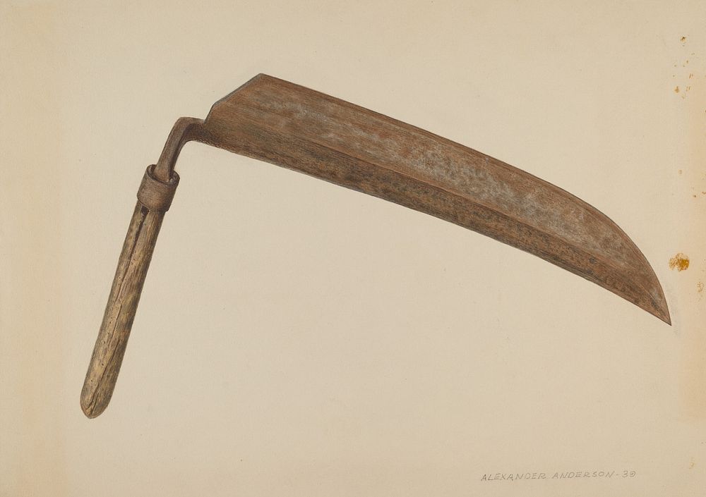 Straw Knife (1939) by Alexander Anderson.  