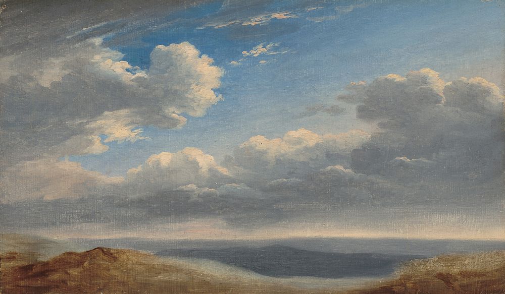 Study of Clouds over the Roman Campagna (ca. 1782&ndash;1785) by Pierre&ndash;Henri de Valenciennes.  