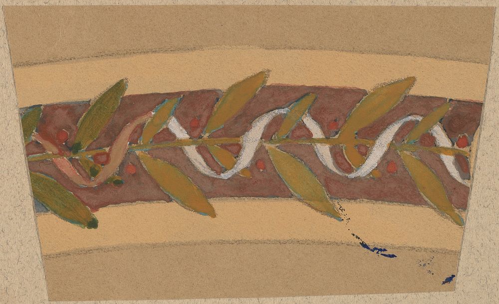 Study for a Border Design, 1890/1897 by Charles Sprague Pearce. 
