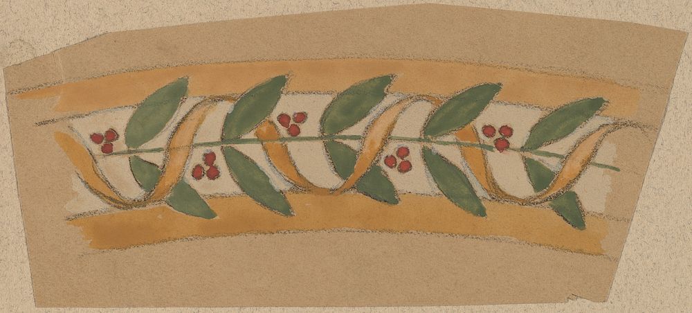 Study for a Border Design, 1890/1897 by Charles Sprague Pearce.