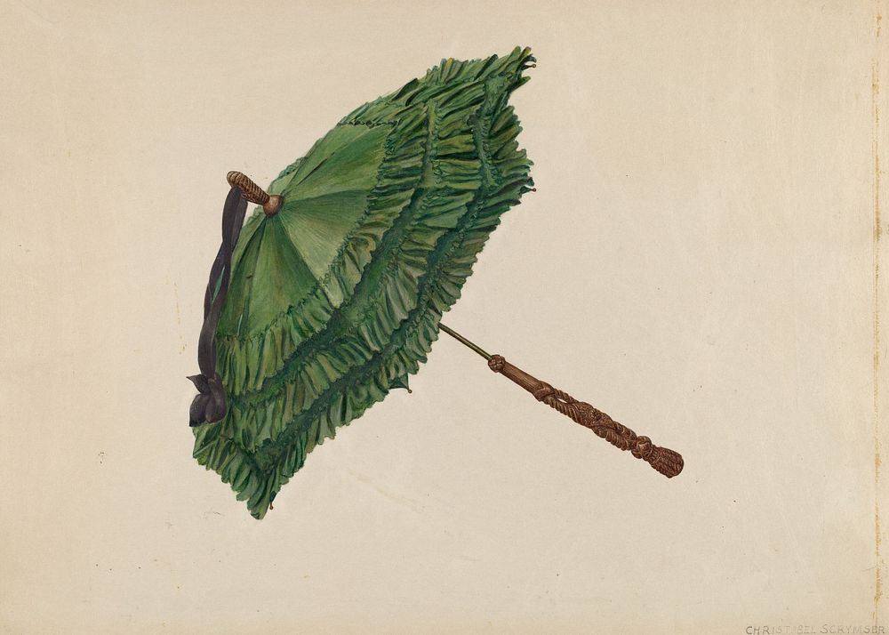 Sunshade (1935–1942) by Christabel Scrymser.  