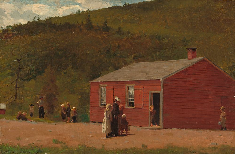 School Time (ca.1874) by Winslow Homer.  