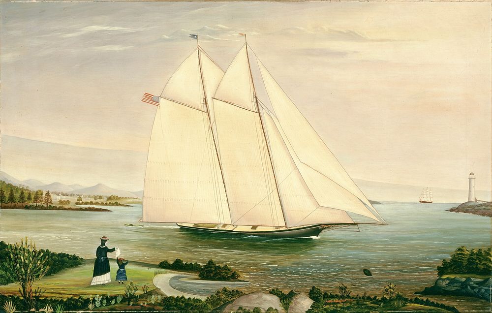 Schooner (19th century) by American 19th Century.  