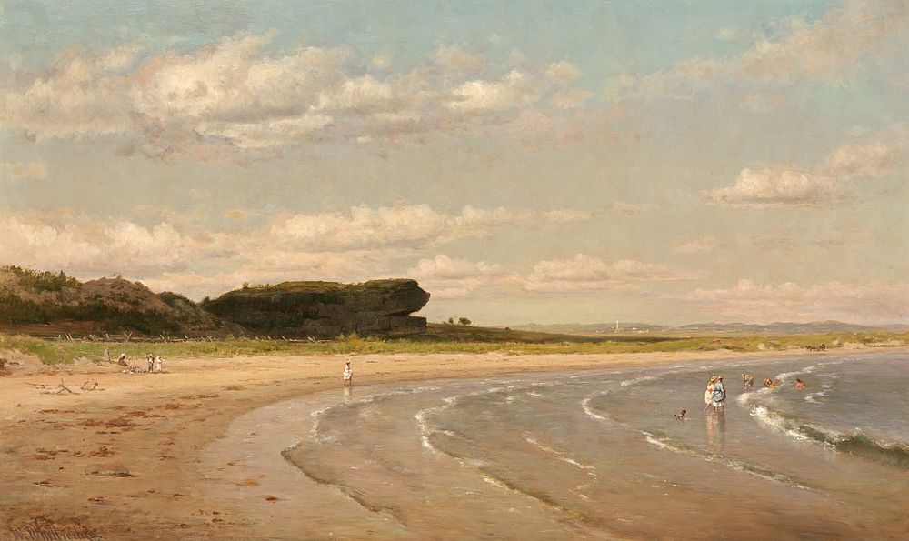 Second Beach, Newport (ca. 1878&ndash;1880) by Worthington Whittredge.  
