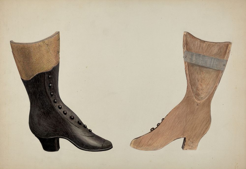 Shoe Shop Sign: Two Views (1935–1942) from American 20th Century.