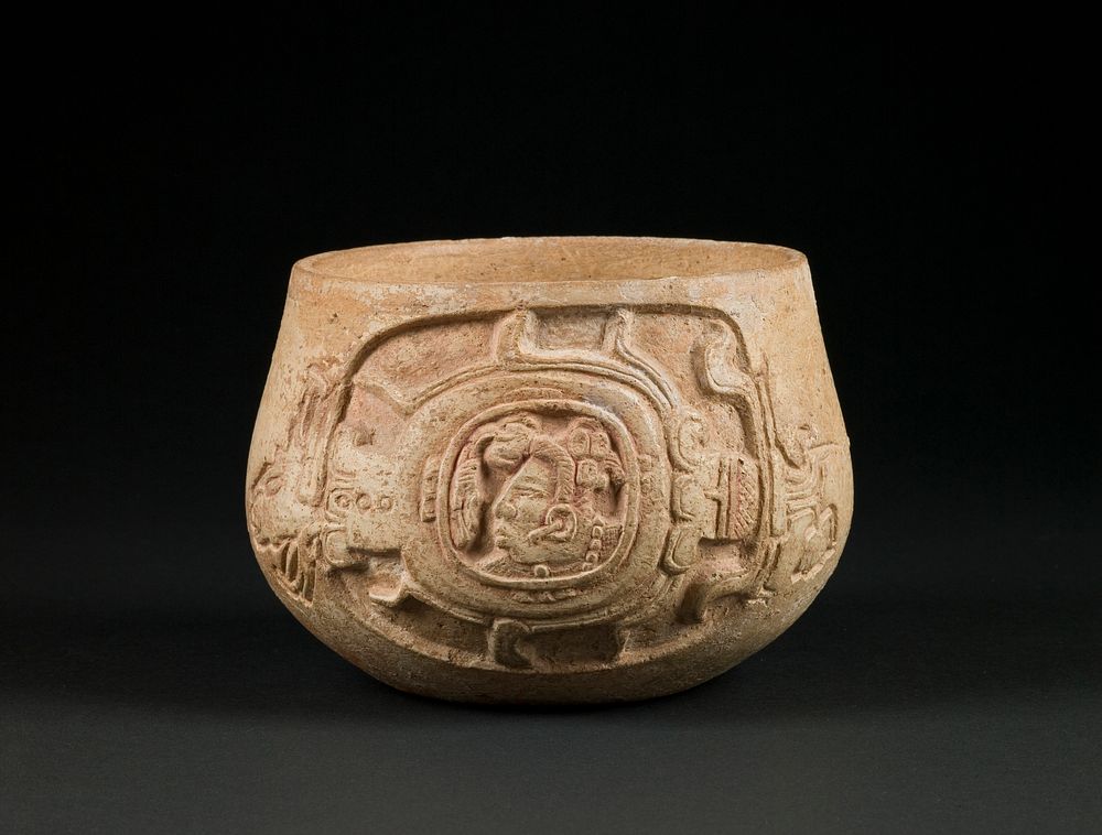 Vessel with Incised Hieroglyphs and Motifs