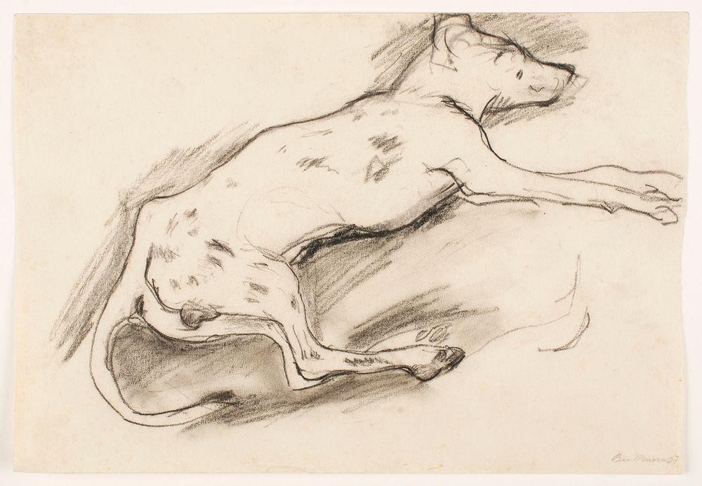 Dog with Black Spots by Max Beckmann